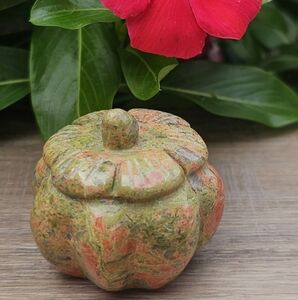 Unakite Crystal Pumpkin